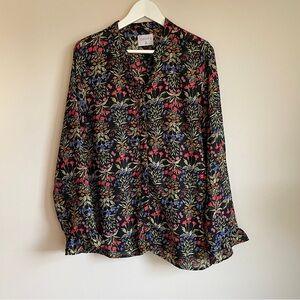 Compania Fantastica Floral Blouse Button Down